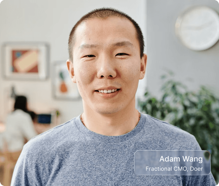Adam Wang, Fractional CMO and Doer