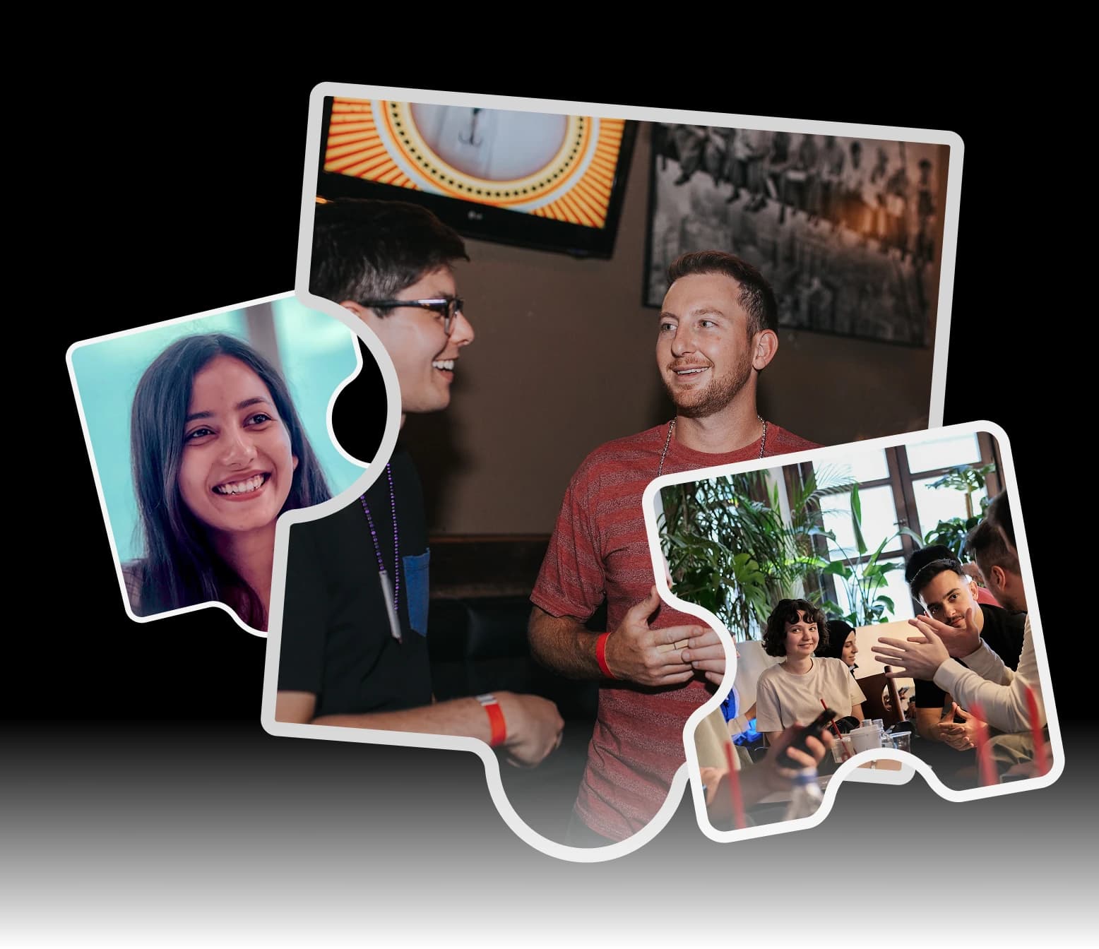 Do Connect in-person networking collage