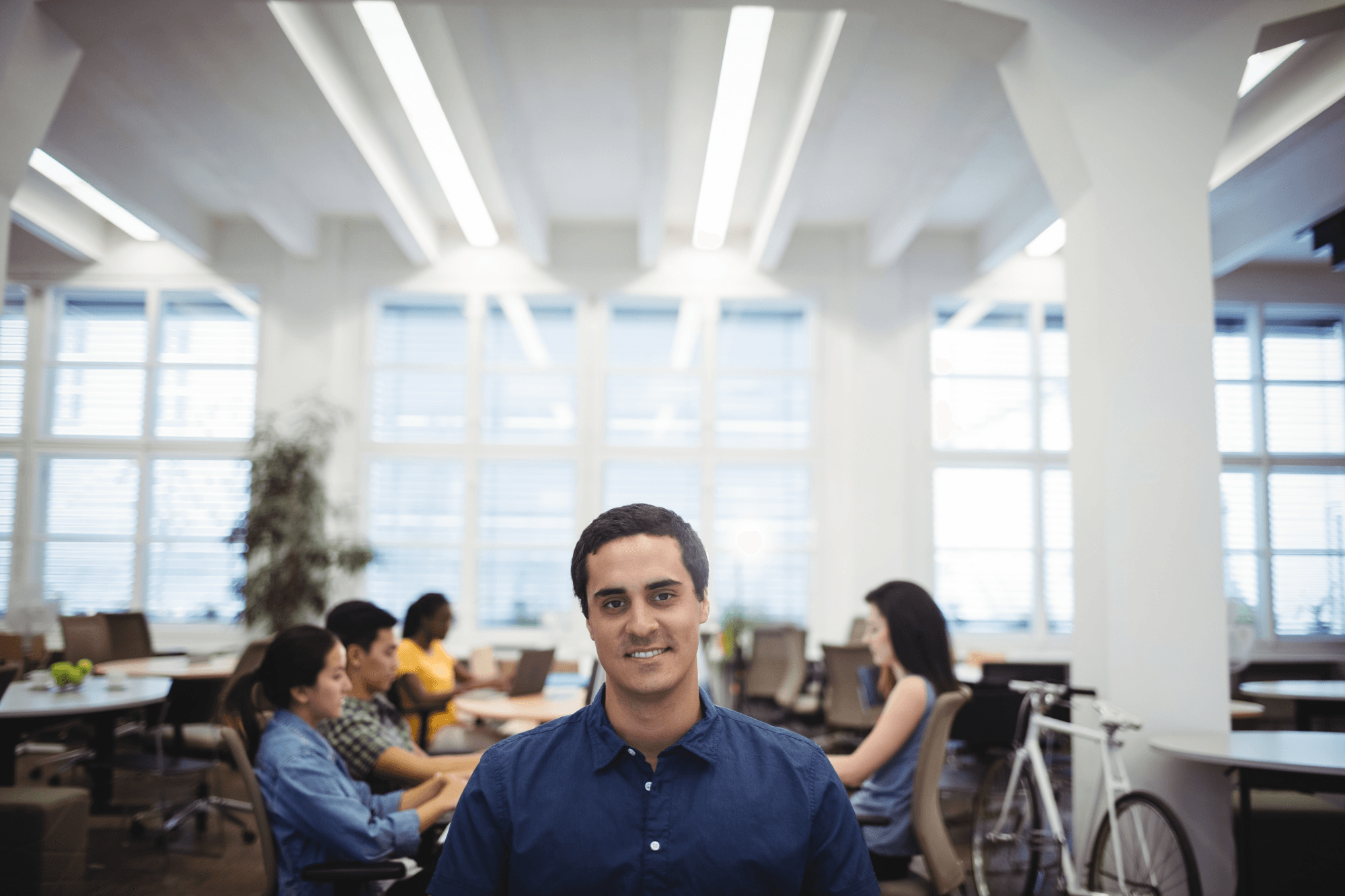 People working together in an office