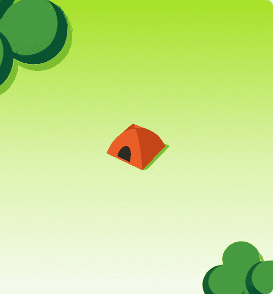 Camping tent illustration