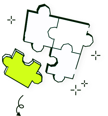 Puzzle pieces illustration