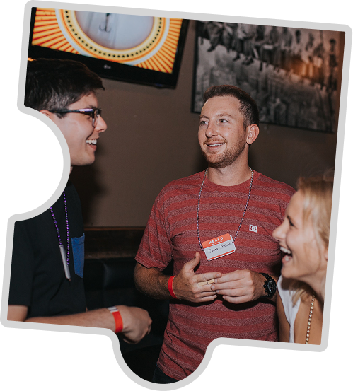 Doers connecting at a Do Connect evening